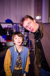 Milo Parker (the elderly man on the left) and Mark Stay. 