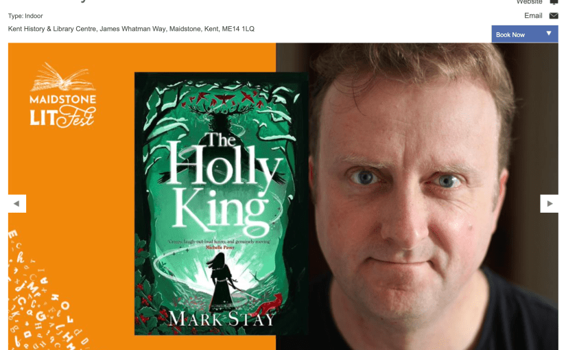 I’ll be at the Maidstone Literary&nbsp;Festival
