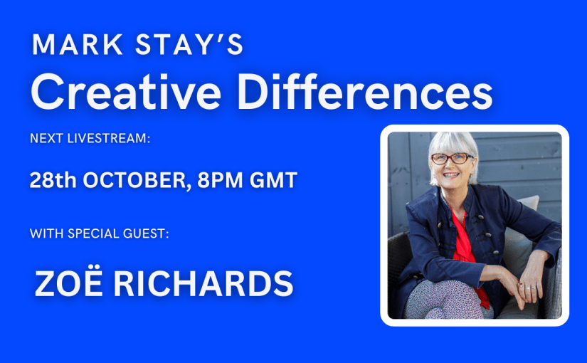 Join me LIVE on the Creative Differences podcast&nbsp;tonight!