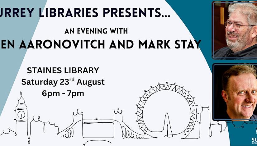 Me and Ben Aaronovitch: 23rd August, Staines&nbsp;Library